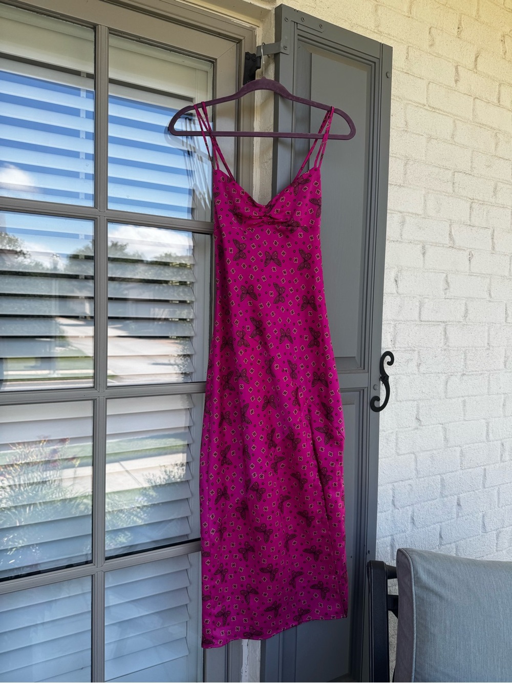 Urban Outfitters Floral Slip Dress with Spaghetti Straps